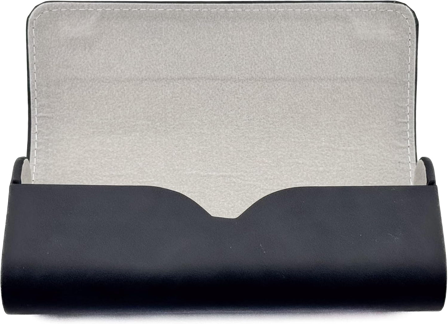 Magnetic Leather Car Glasses Case, Contrast Stitch