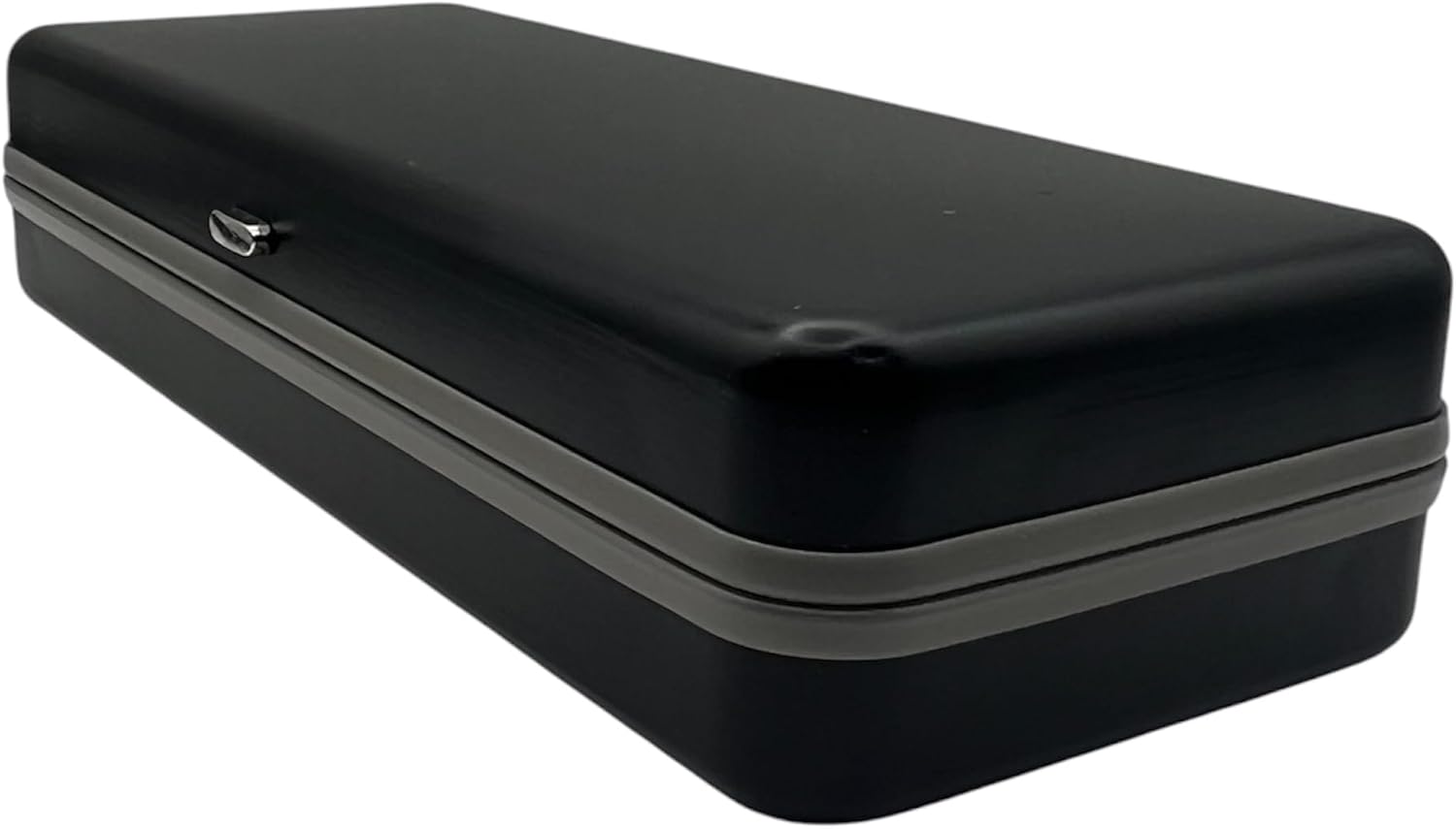 GATYZGEAR Black Aluminum Hard Glasses Case with Metal Hinge