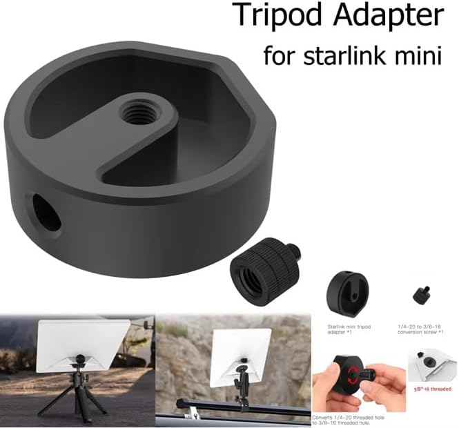 Starlink Mini Tripod / Pipe Adapter, 1/4-Inch
