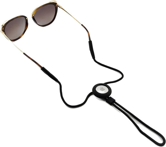 AirTag Eyeglass Rope Strap, Black