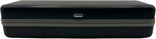 GATYZGEAR Black Aluminum Hard Glasses Case with Metal Hinge