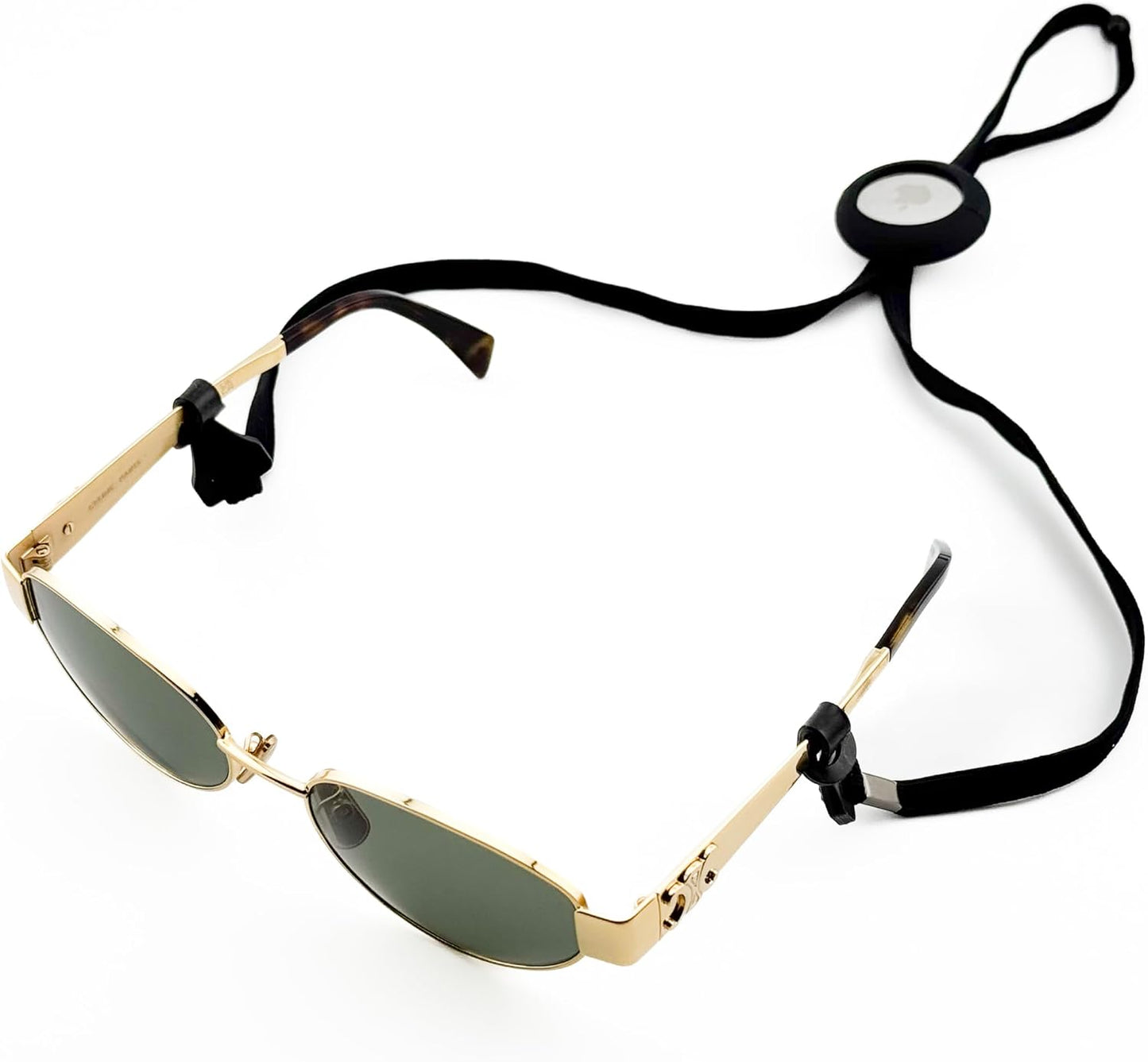 AirTag Glasses Strap with Rubber Grips and Small Case