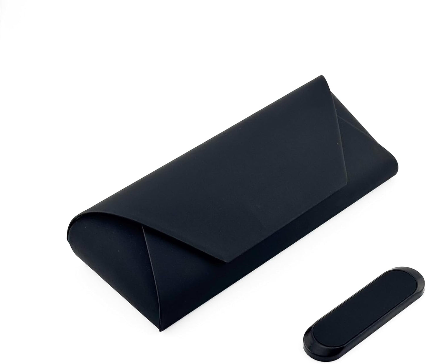 Matte Magnetic Leather Car Glasses Case