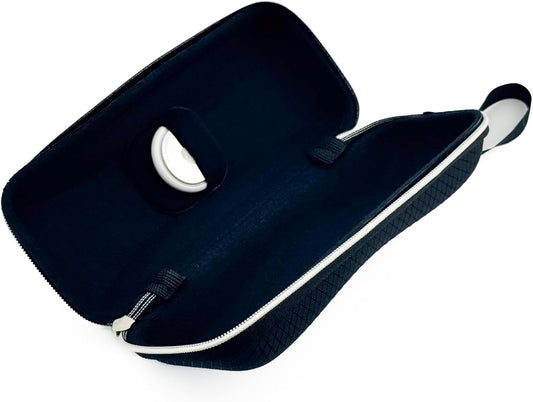 Hard-Shell Zip Glasses Case with AirTag Holder