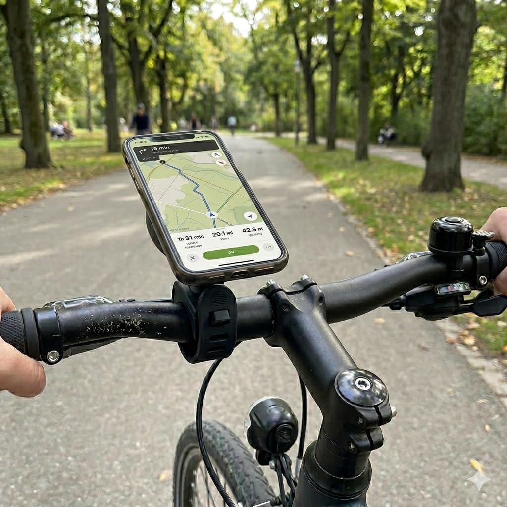 Magnetic Phone Holder with Silicone Strap