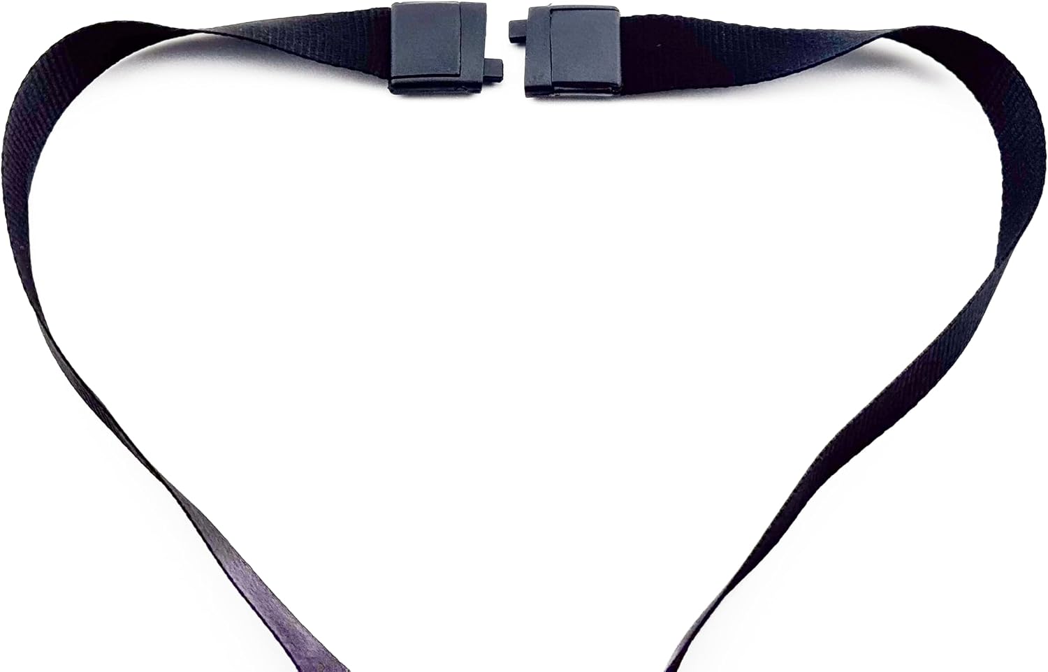 Breakaway Badge Lanyard with AirTag Holder, Black
