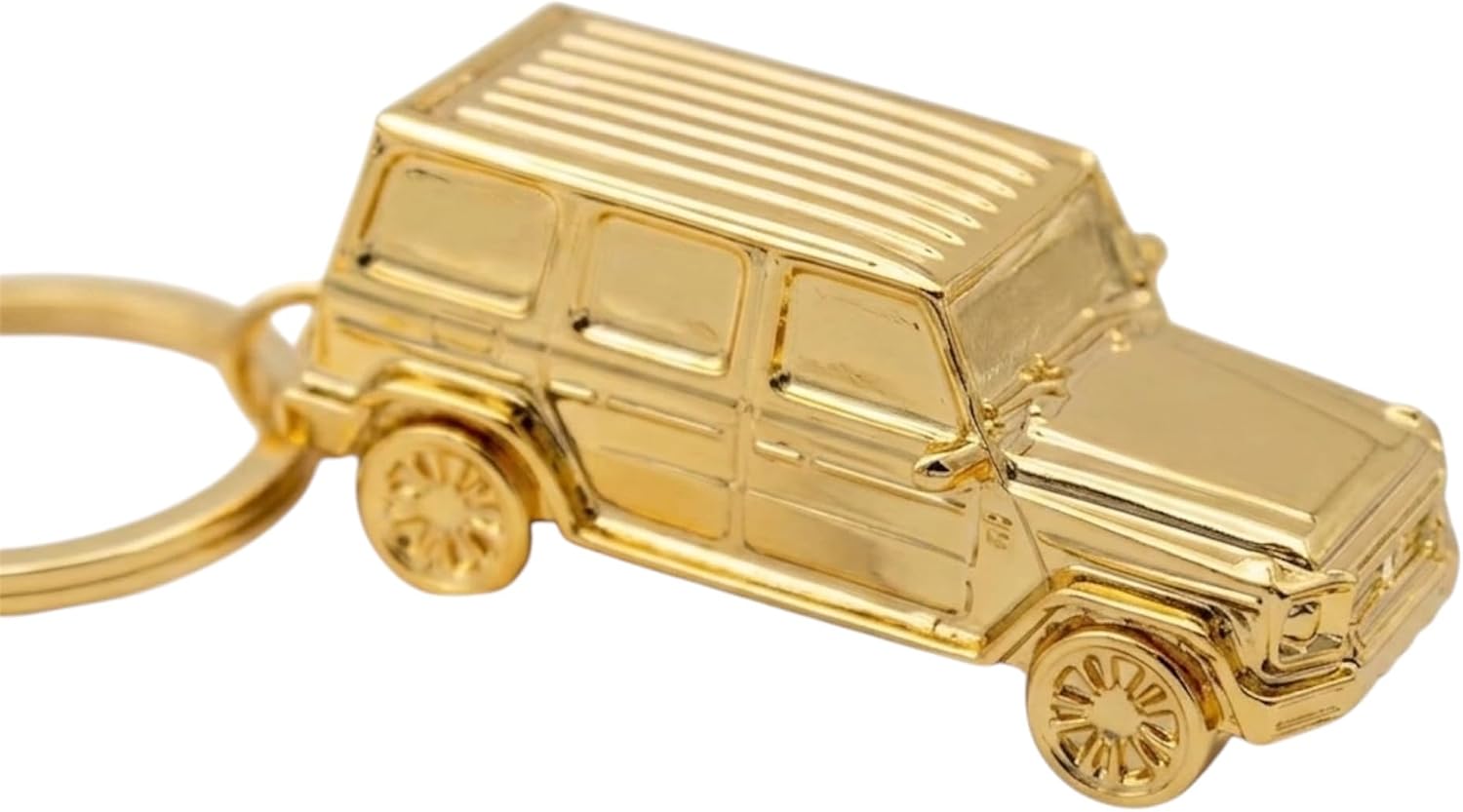GATYZGEAR Polished Gold G Wagon Metal Keychain