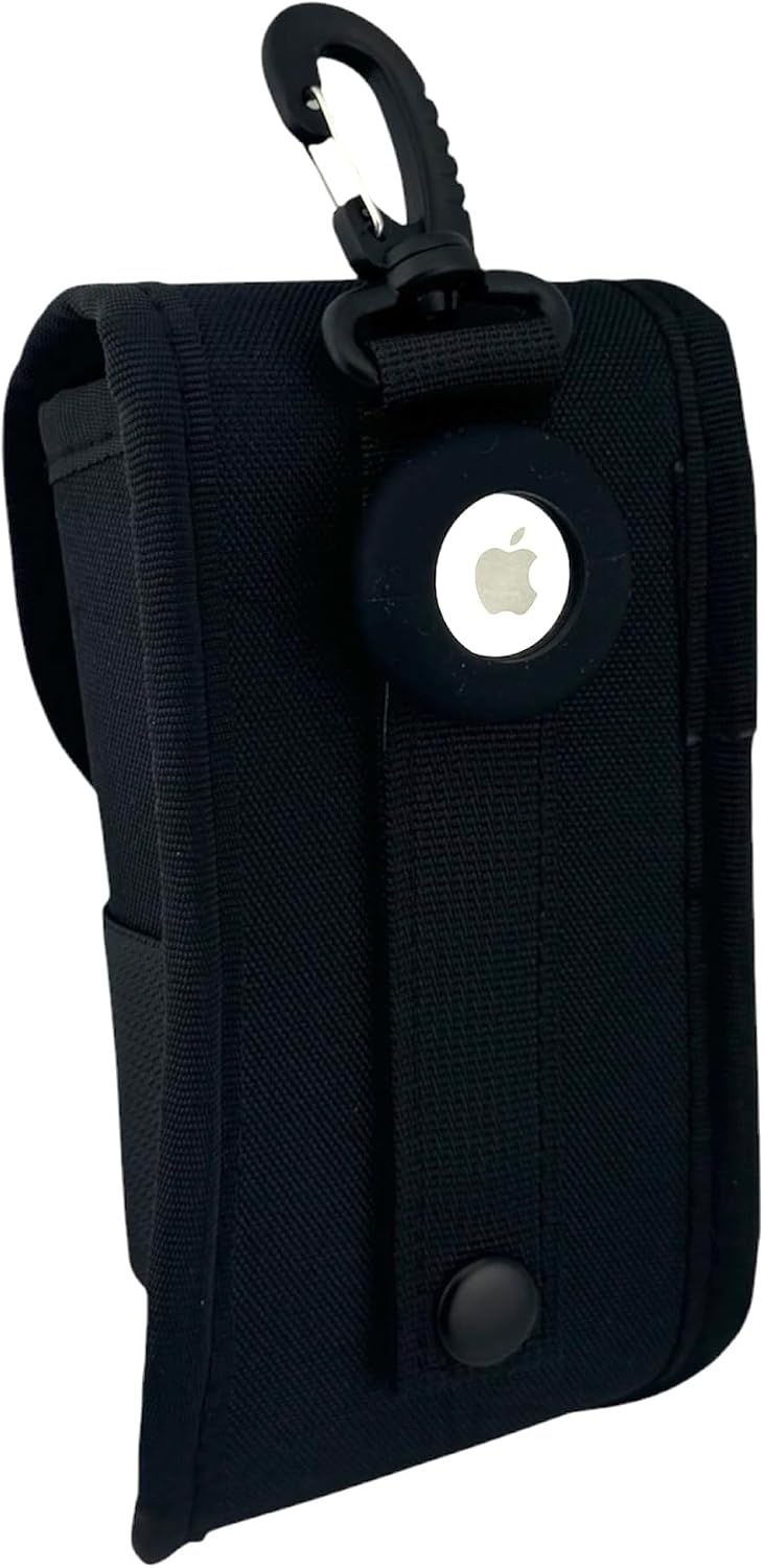 Tactical MOLLE Hard Glasses Case, Black