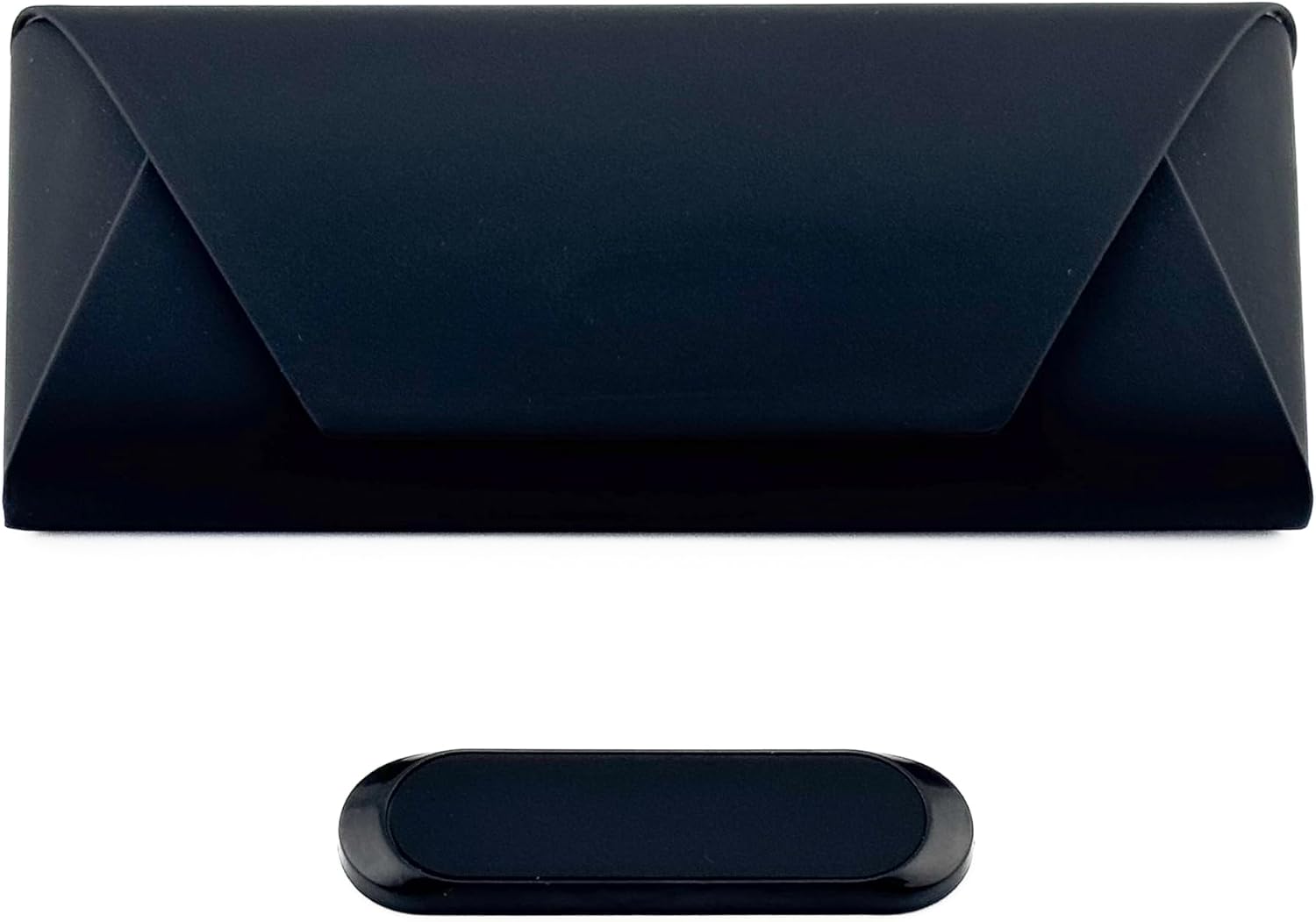 Matte Magnetic Leather Car Glasses Case