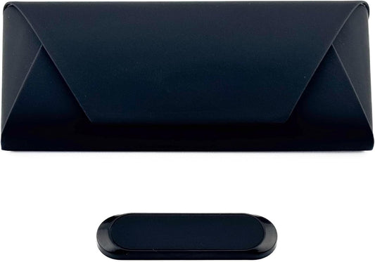 Matte Magnetic Leather Car Glasses Case