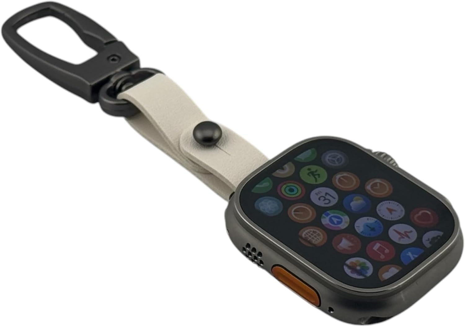 Swivel Clip Keychain Holder Compatible with Apple Watch 42/44/45/49mm