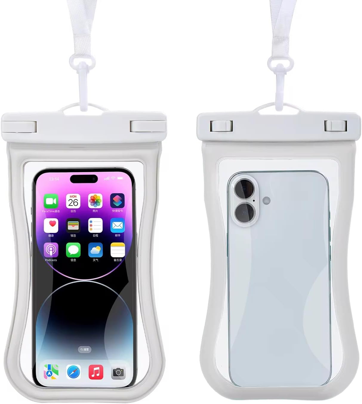 Floating Waterproof Phone Pouch with Lanyard