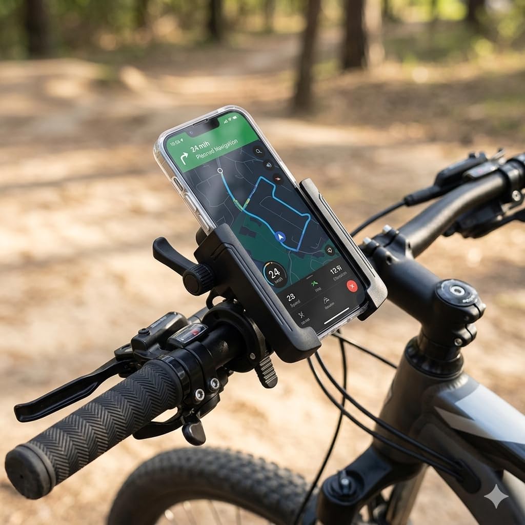Bike Phone Holder for Bicycle, Stroller, Golf Cart