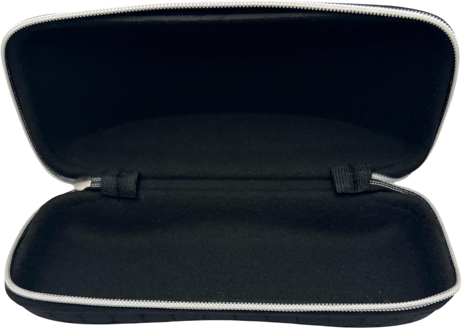 GATYZGEAR Small Hard Glasses Case with Zipper and Wrist Strap, Black