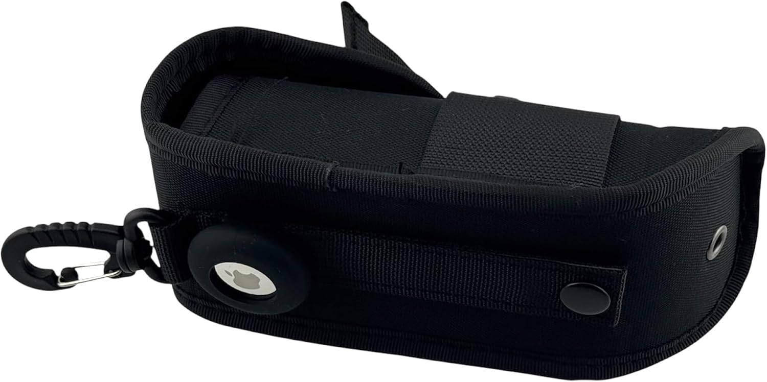 Tactical MOLLE Hard Glasses Case, Black