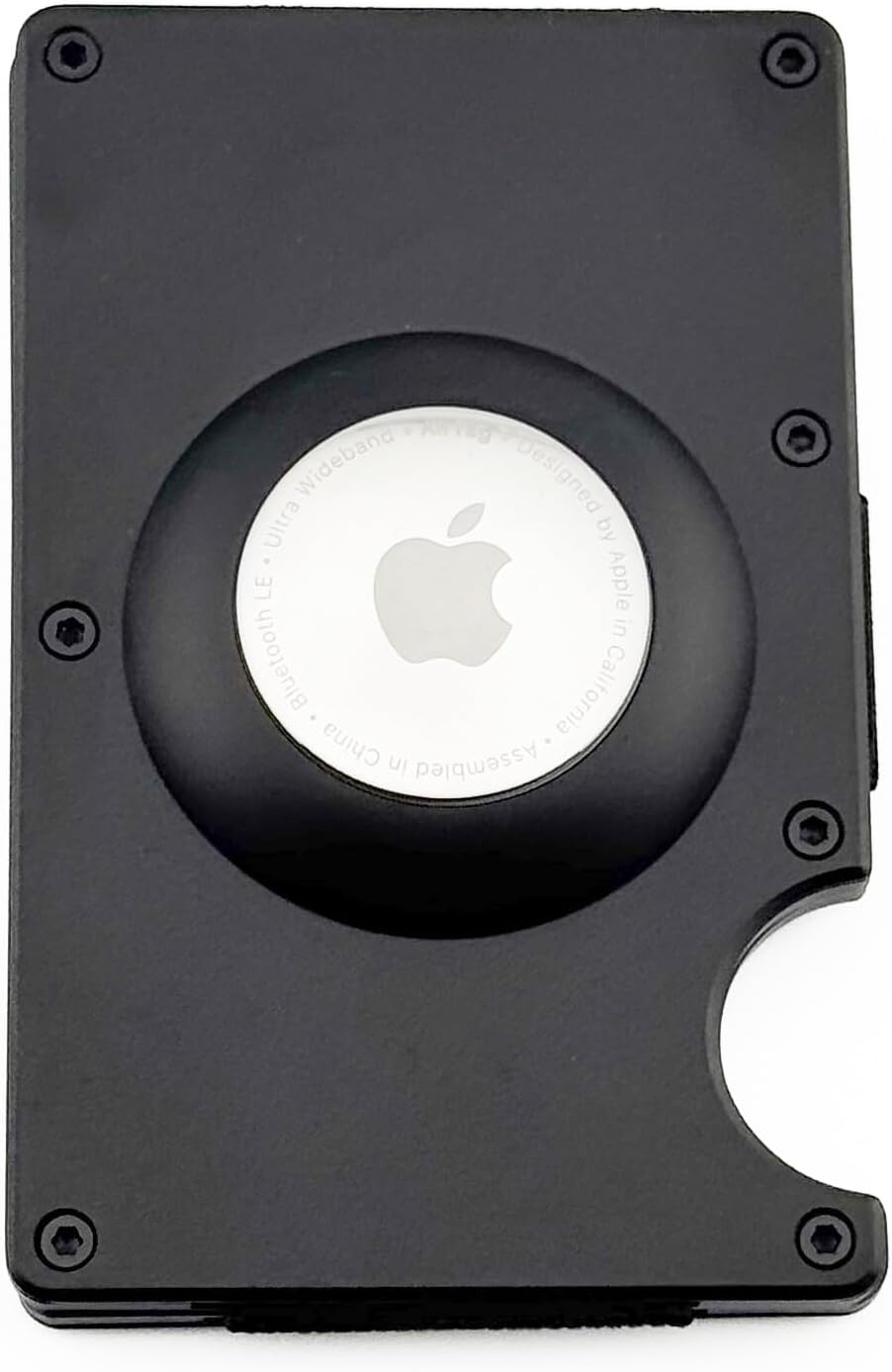 Aluminum AirTag Card Holder Wallet with Money Clip