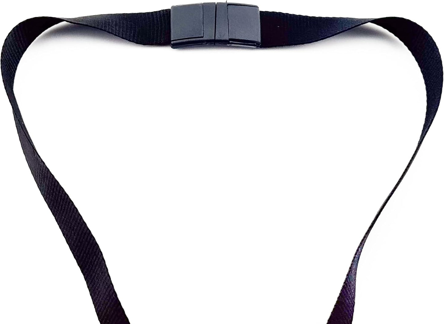 Breakaway Badge Lanyard with AirTag Holder, Black