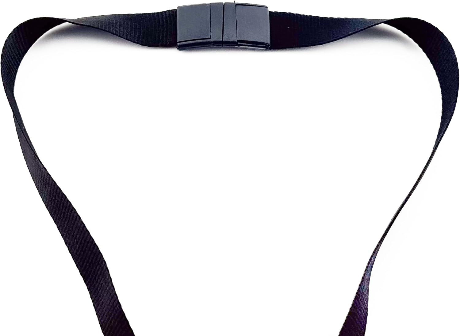 Breakaway Badge Lanyard with AirTag Holder, Black