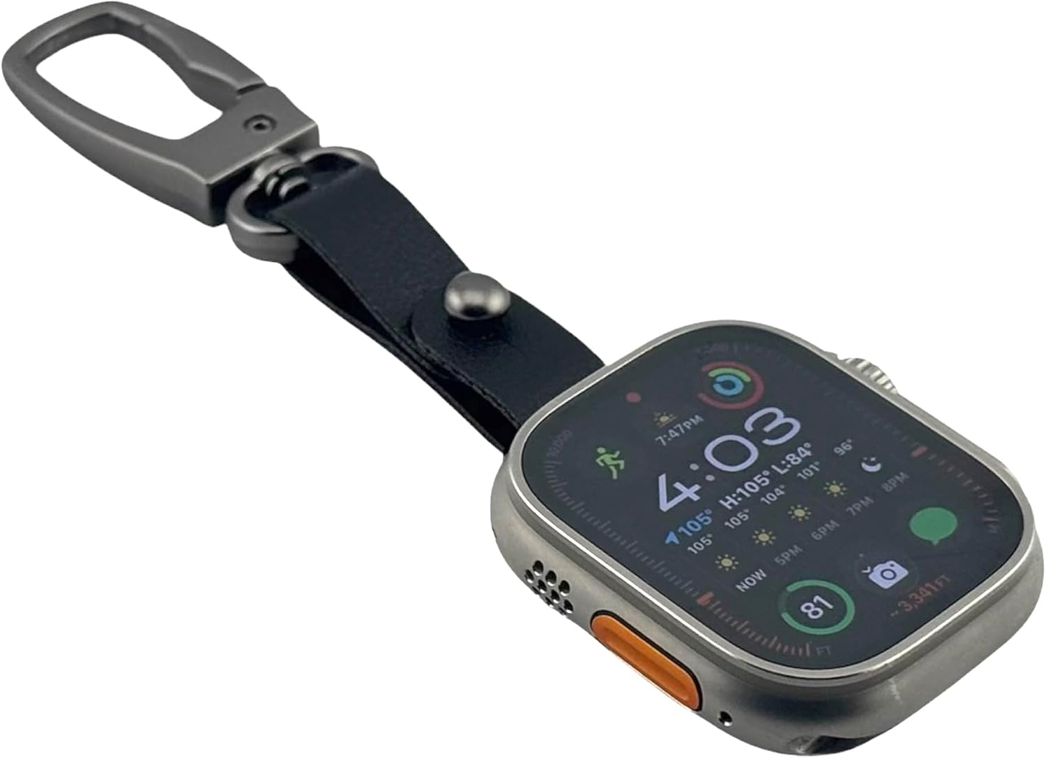 Swivel Clip Keychain compatible with Apple Watch 42/44/45/49mm