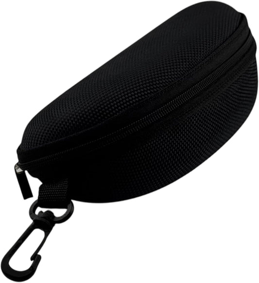 GATYZGEAR Hard Shell Sunglasses Case with Zipper and Carabiner Clip