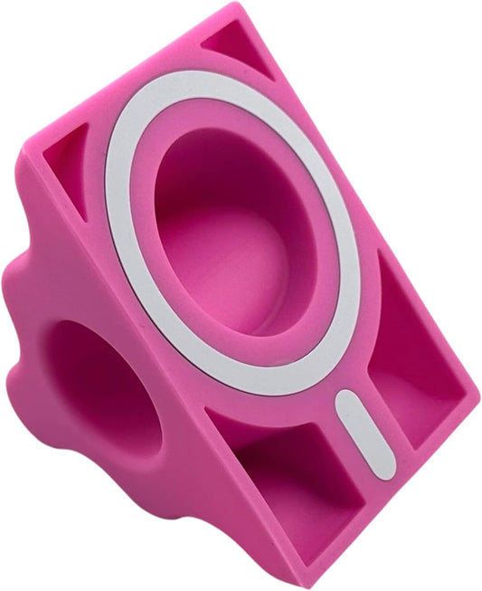 Pink Silicone Phone Grip Compatible with MagSafe iPhone