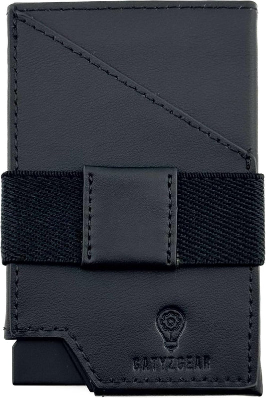 RFID Slim Pop-Up Leather Wallet, AirTag Compatible