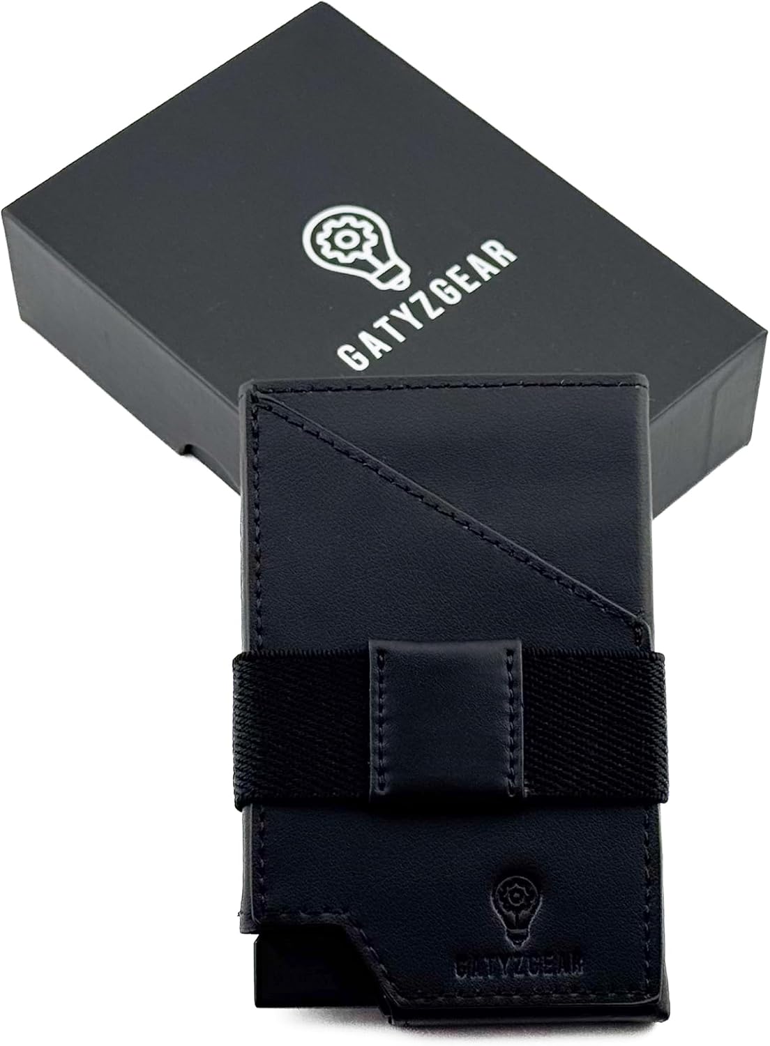 RFID Slim Pop-Up Leather Wallet, AirTag Compatible