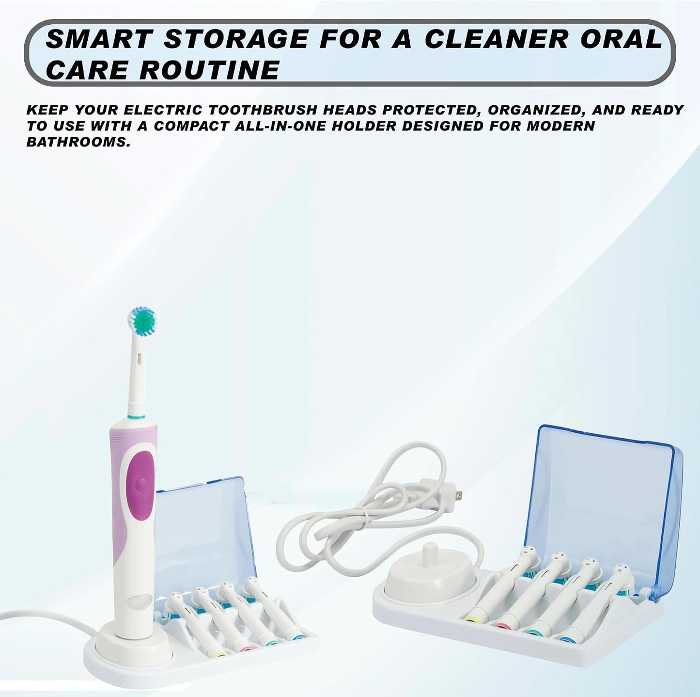 Oral-B Type 3757 Toothbrush Holder, 4 Heads