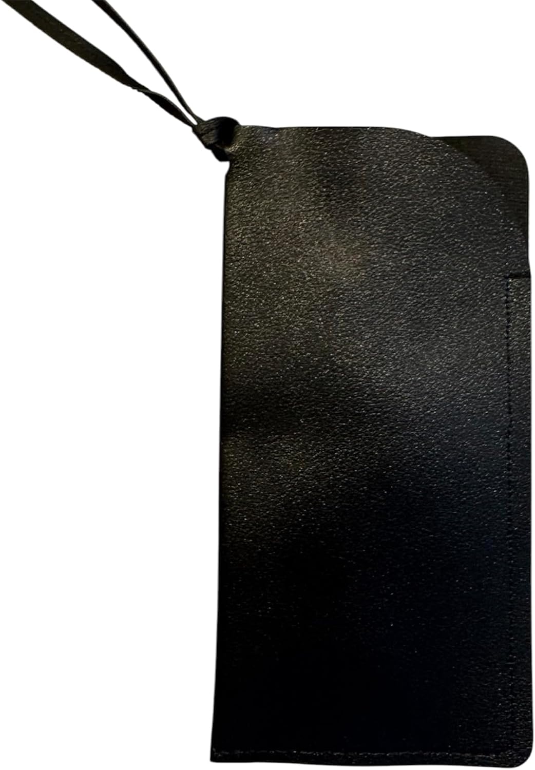 GATYZGEAR Faux Leather Sunglasses Case with Lanyard, Black