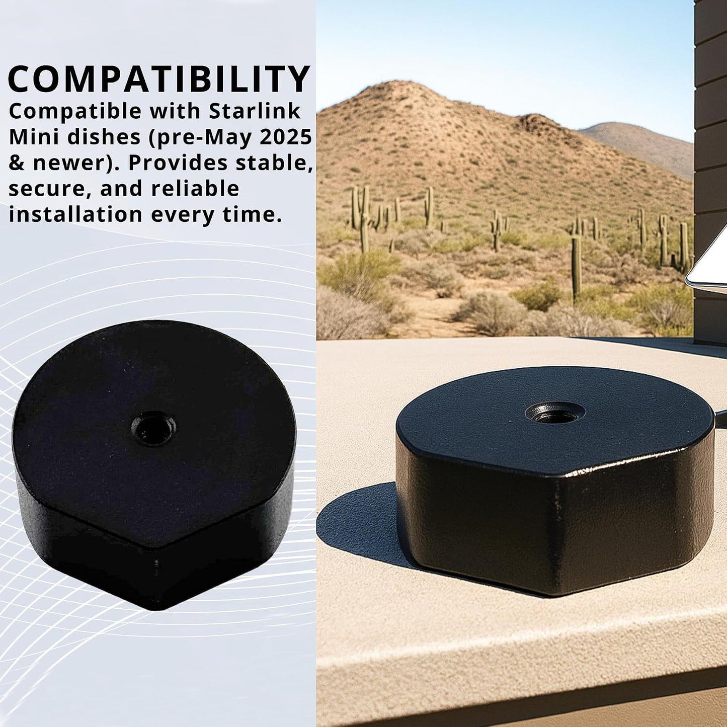 Starlink Mini Tripod Adapter, 1/4-20