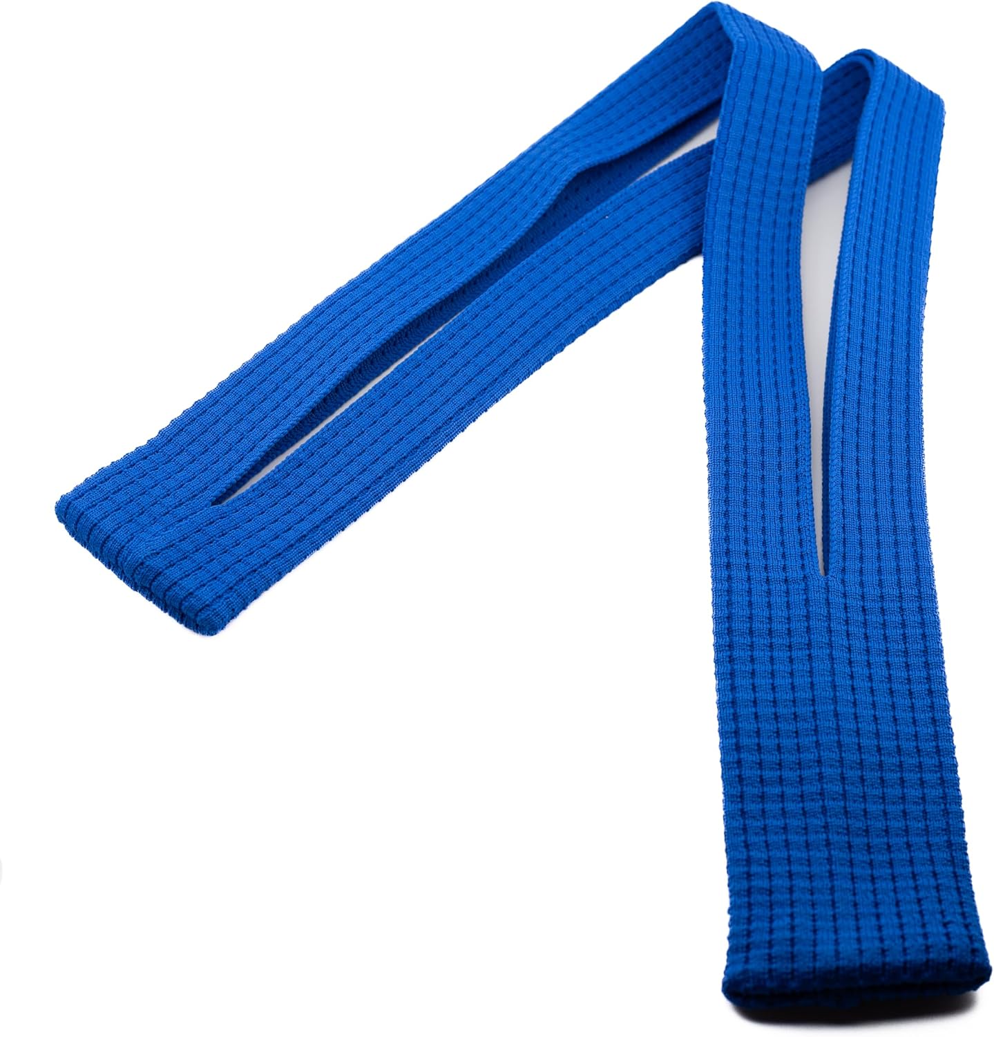 Blue Knit Crossbody Phone Bag